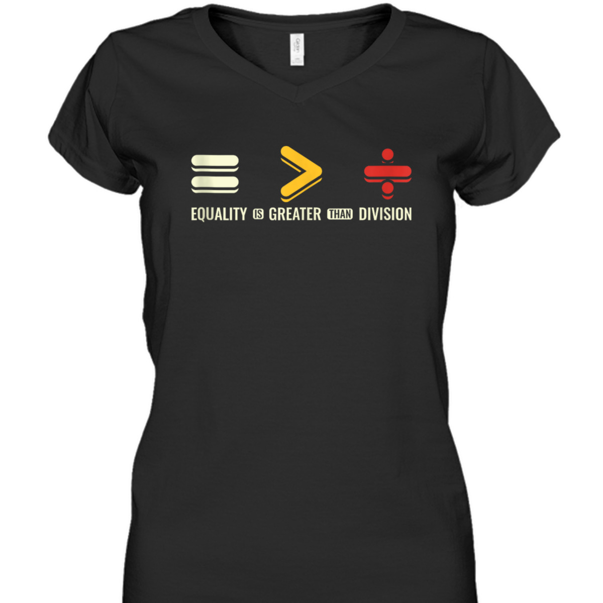 Equality Is Greater Than Division Human Rights Day T-Shirt Equality Is Greater Than Division Human Rights Day T-Shirt