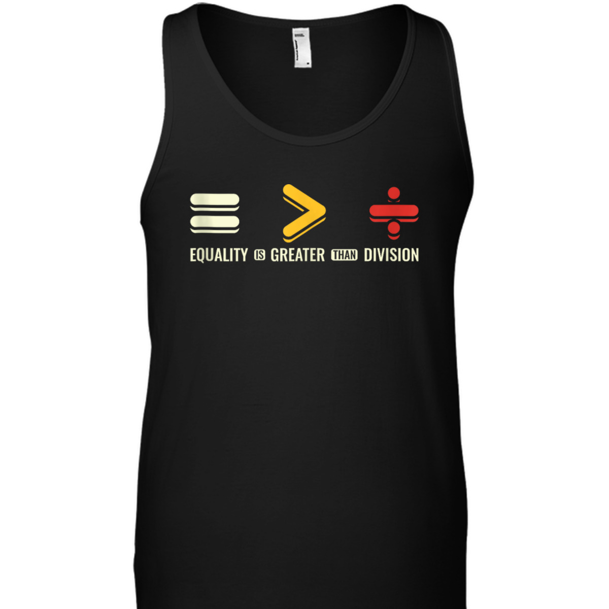 Equality Is Greater Than Division Human Rights Day T-Shirt Equality Is Greater Than Division Human Rights Day T-Shirt