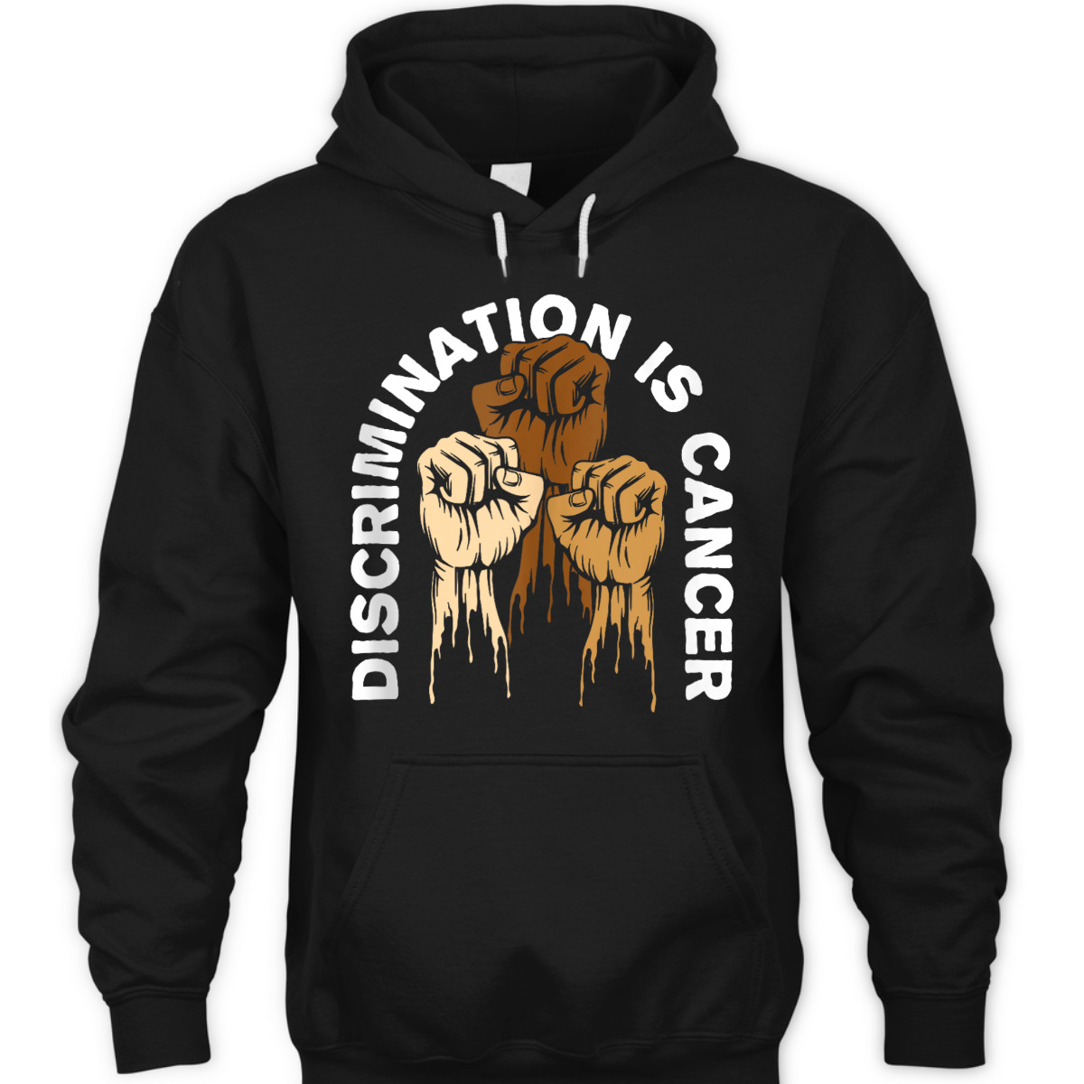 Discrimination Is Cancer Anti Racist Race Equality T-Shirt Discrimination Is Cancer Anti Racist Race Equality T-Shirt