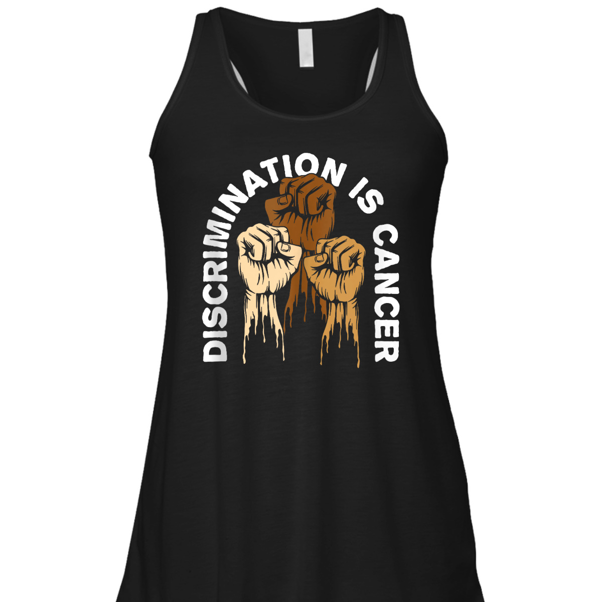 Discrimination Is Cancer Anti Racist Race Equality T-Shirt Discrimination Is Cancer Anti Racist Race Equality T-Shirt