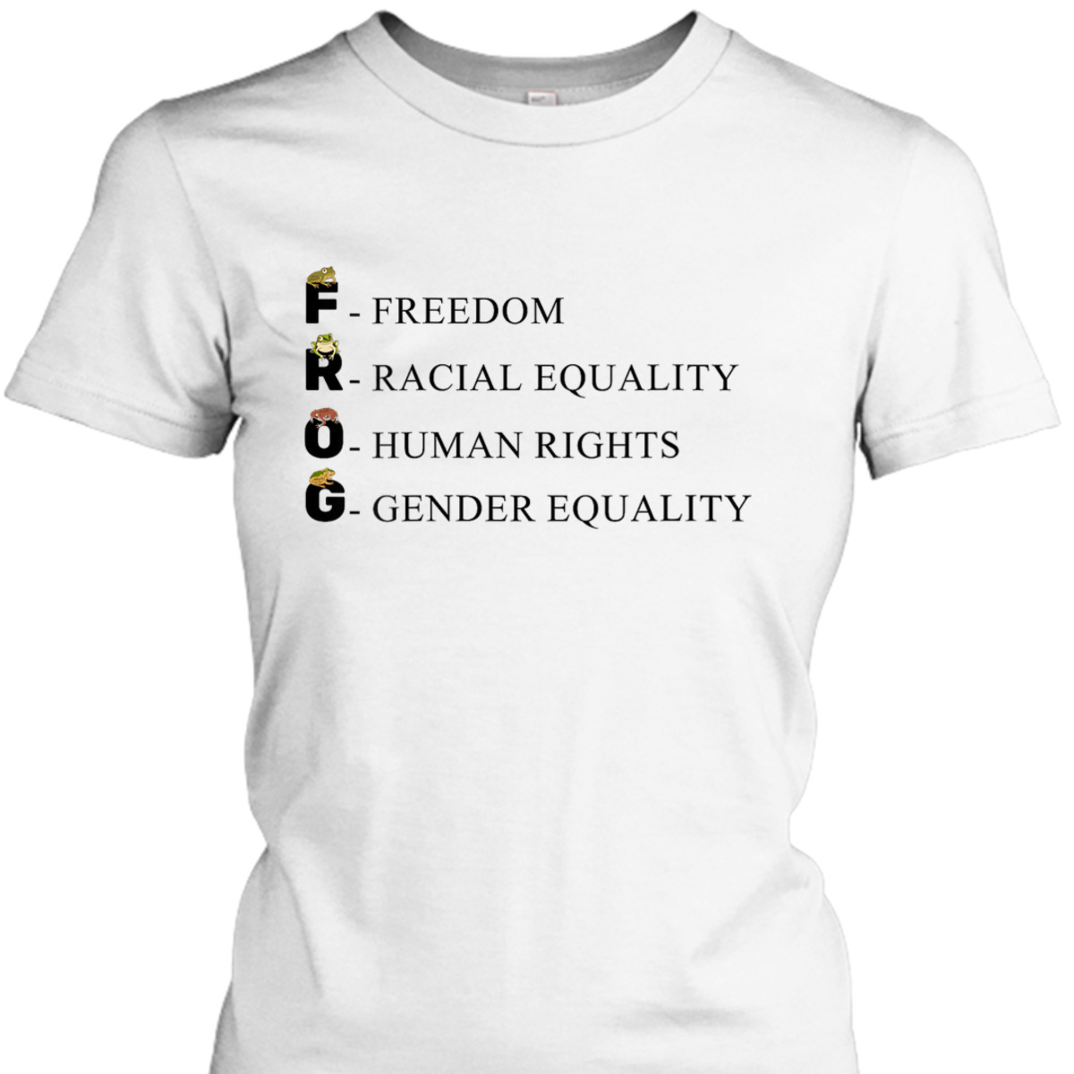 Womens Gender Equality Freedom Tadpole Toad Frog T-Shirt Womens Gender Equality Freedom Tadpole Toad Frog T-Shirt