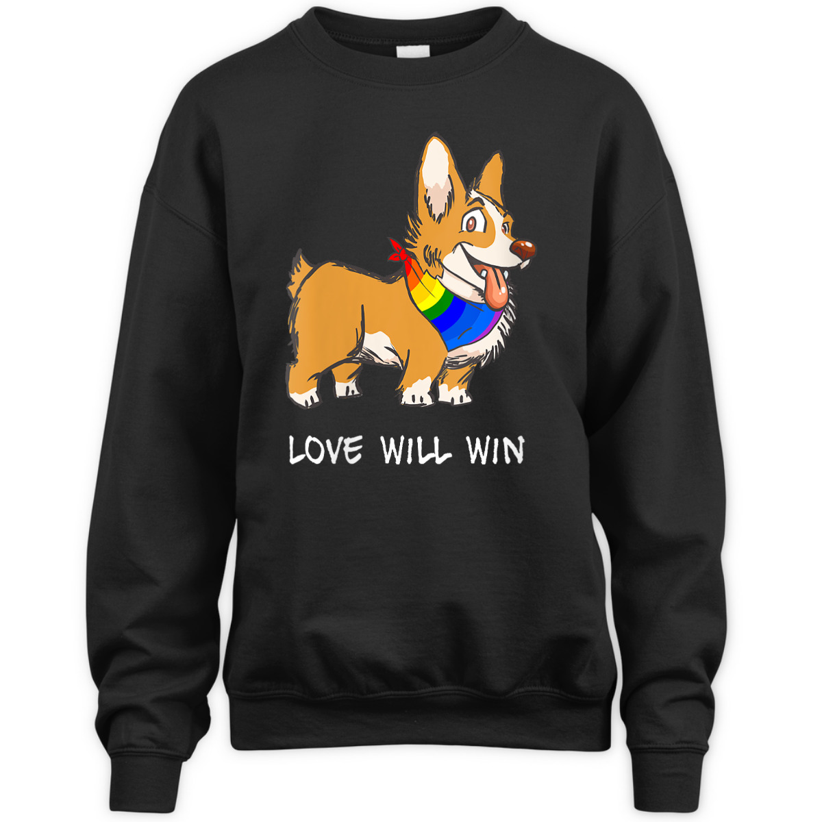 Womens Love Will Win LGBTQ Gay Pride Love Equality Cute Corgi Dog T-Shirt Womens Love Will Win LGBTQ Gay Pride Love Equality Cute Corgi Dog T-Shirt