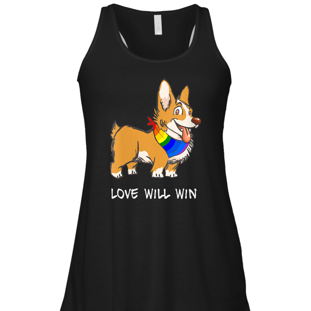 Womens Love Will Win LGBTQ Gay Pride Love Equality Cute Corgi Dog T-Shirt Womens Love Will Win LGBTQ Gay Pride Love Equality Cute Corgi Dog T-Shirt