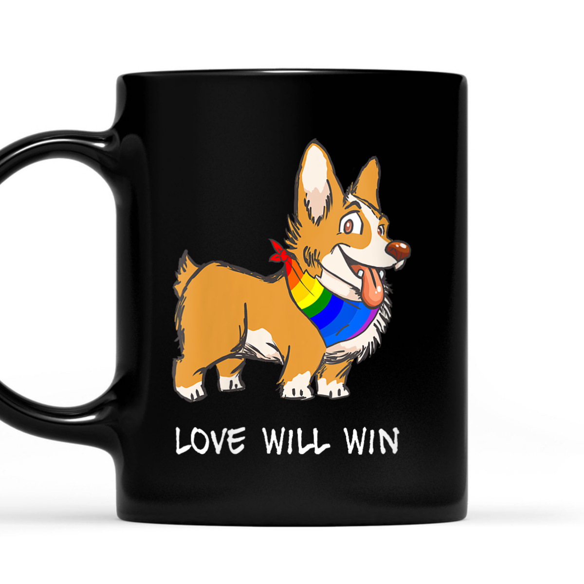 Womens Love Will Win LGBTQ Gay Pride Love Equality Cute Corgi Dog T-Shirt Womens Love Will Win LGBTQ Gay Pride Love Equality Cute Corgi Dog T-Shirt