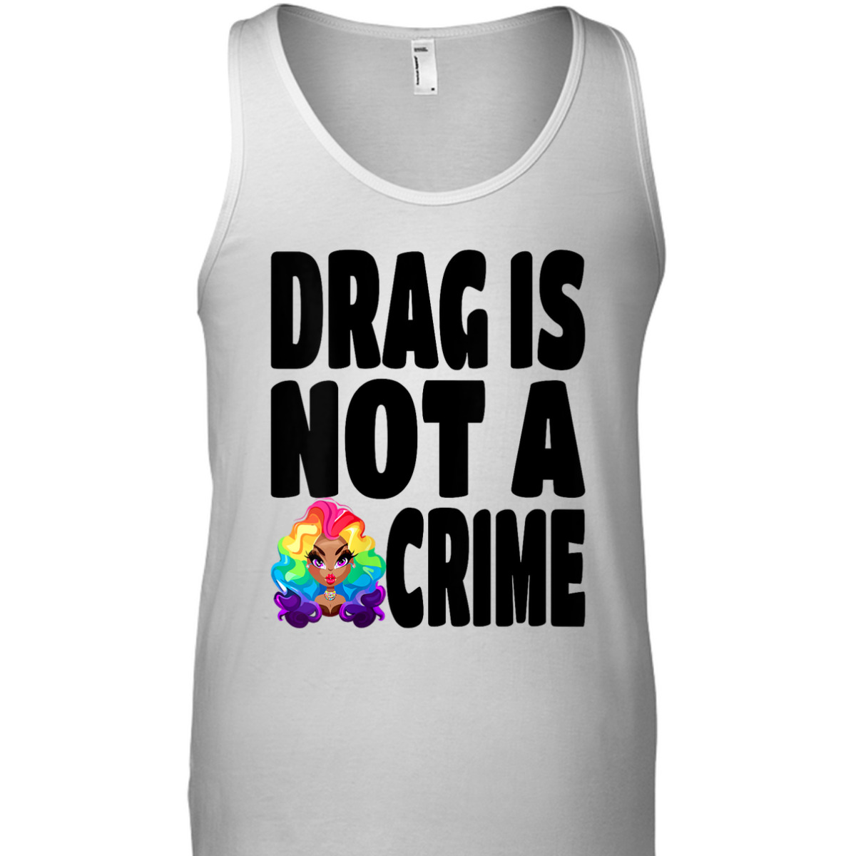 Womens LGBT Gay Pride Equality Queen Rainbow Drag Is Not A Crime T-Shirt Womens LGBT Gay Pride Equality Queen Rainbow Drag Is Not A Crime T-Shirt