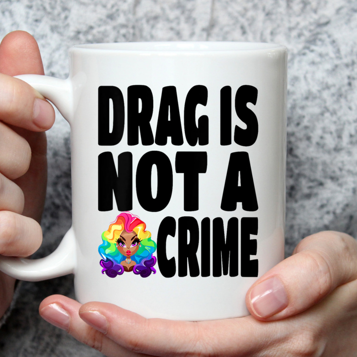 Womens LGBT Gay Pride Equality Queen Rainbow Drag Is Not A Crime T-Shirt Womens LGBT Gay Pride Equality Queen Rainbow Drag Is Not A Crime T-Shirt