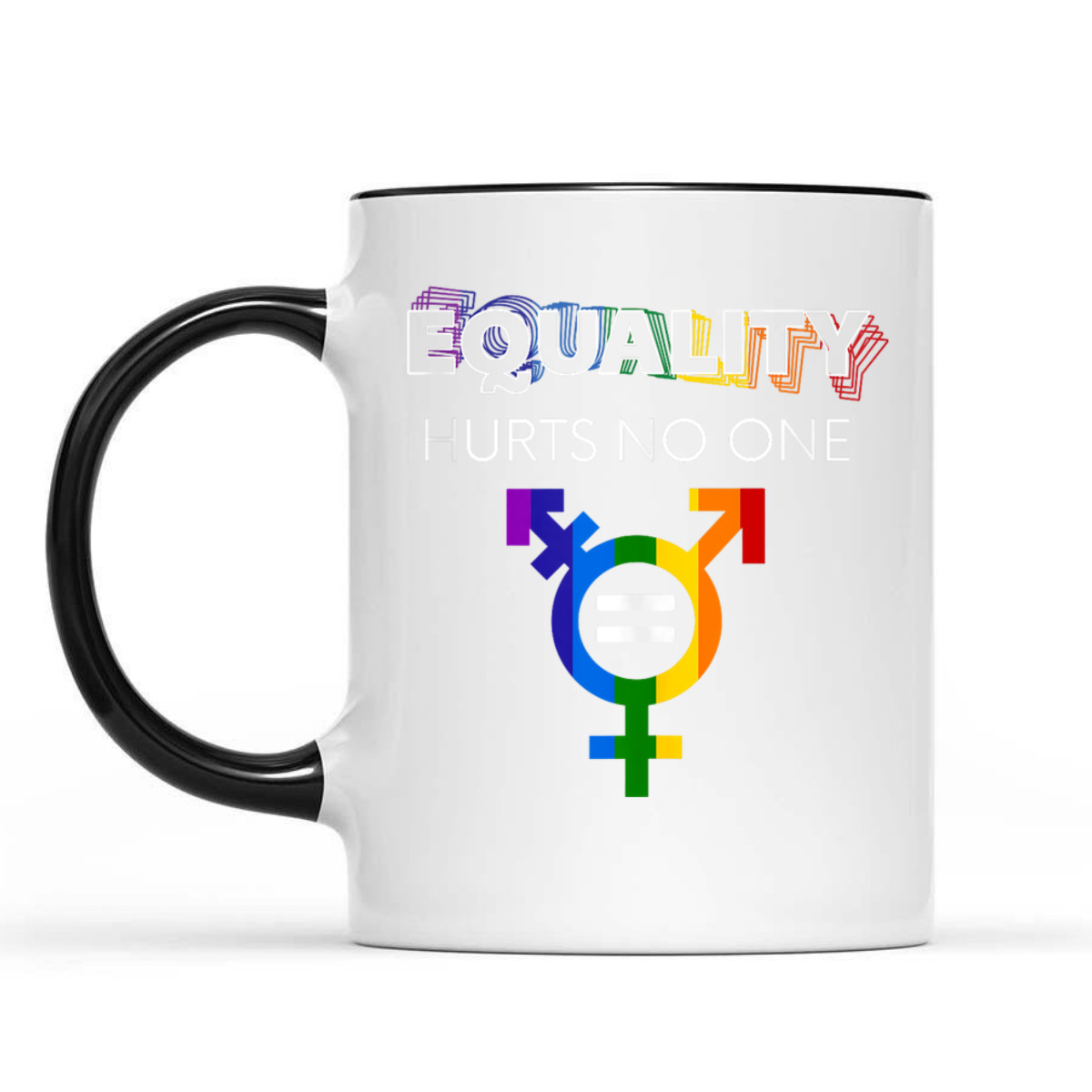 Equality Hurts No One LGBT LGBTQ Gay Pride Human Rights T-Shirt Equality Hurts No One LGBT LGBTQ Gay Pride Human Rights T-Shirt