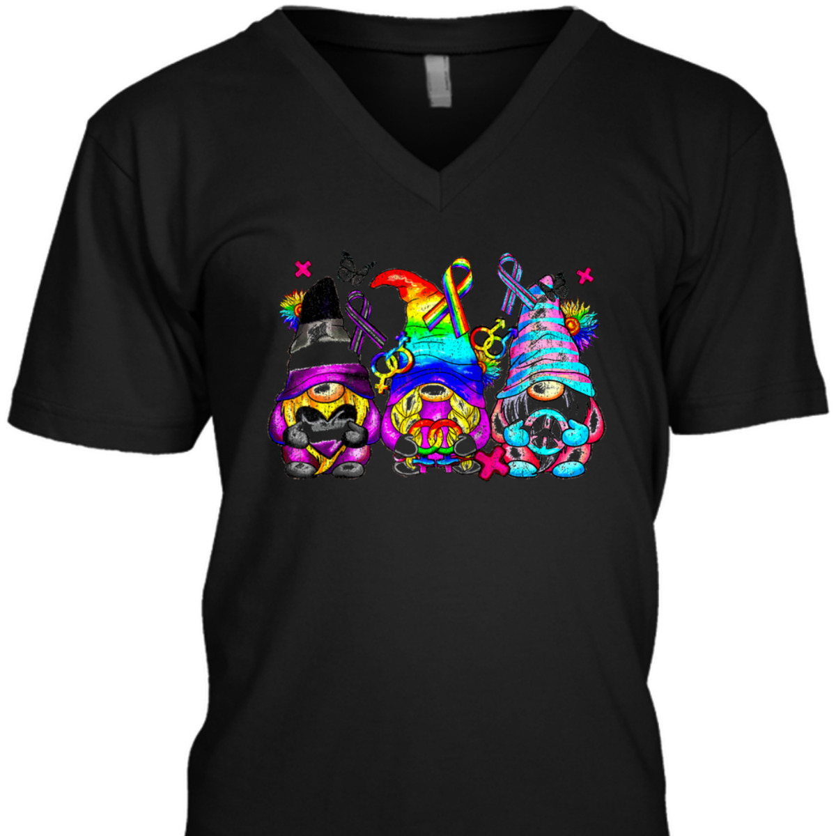Rainbow Gnomes LGBT Pride Gay Rainbow Pride Gnomes Equality T-Shirt Rainbow Gnomes LGBT Pride Gay Rainbow Pride Gnomes Equality T-Shirt