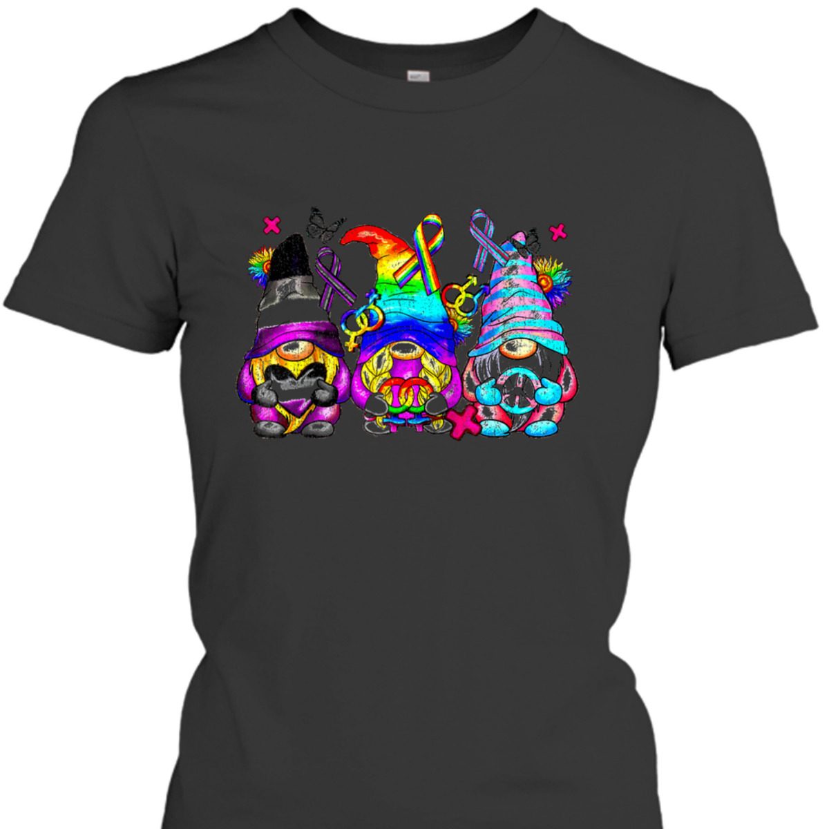 Rainbow Gnomes LGBT Pride Gay Rainbow Pride Gnomes Equality T-Shirt Rainbow Gnomes LGBT Pride Gay Rainbow Pride Gnomes Equality T-Shirt