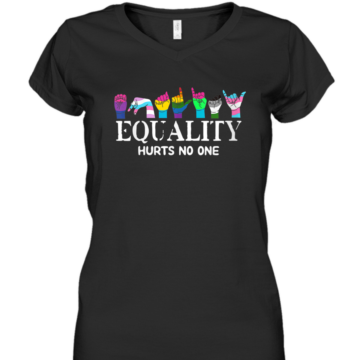 Womens Equality Hurts No One LGBT T-Shirt Womens Equality Hurts No One LGBT T-Shirt