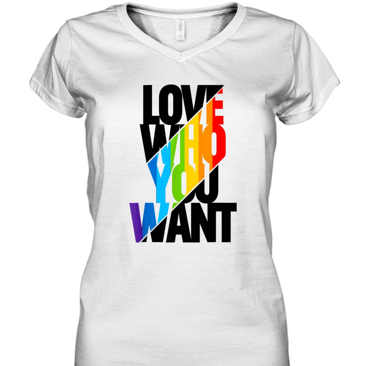 Love Who You Want Rainbow LGBT Pride Equality Love Is Love T-Shirt Love Who You Want Rainbow LGBT Pride Equality Love Is Love T-Shirt