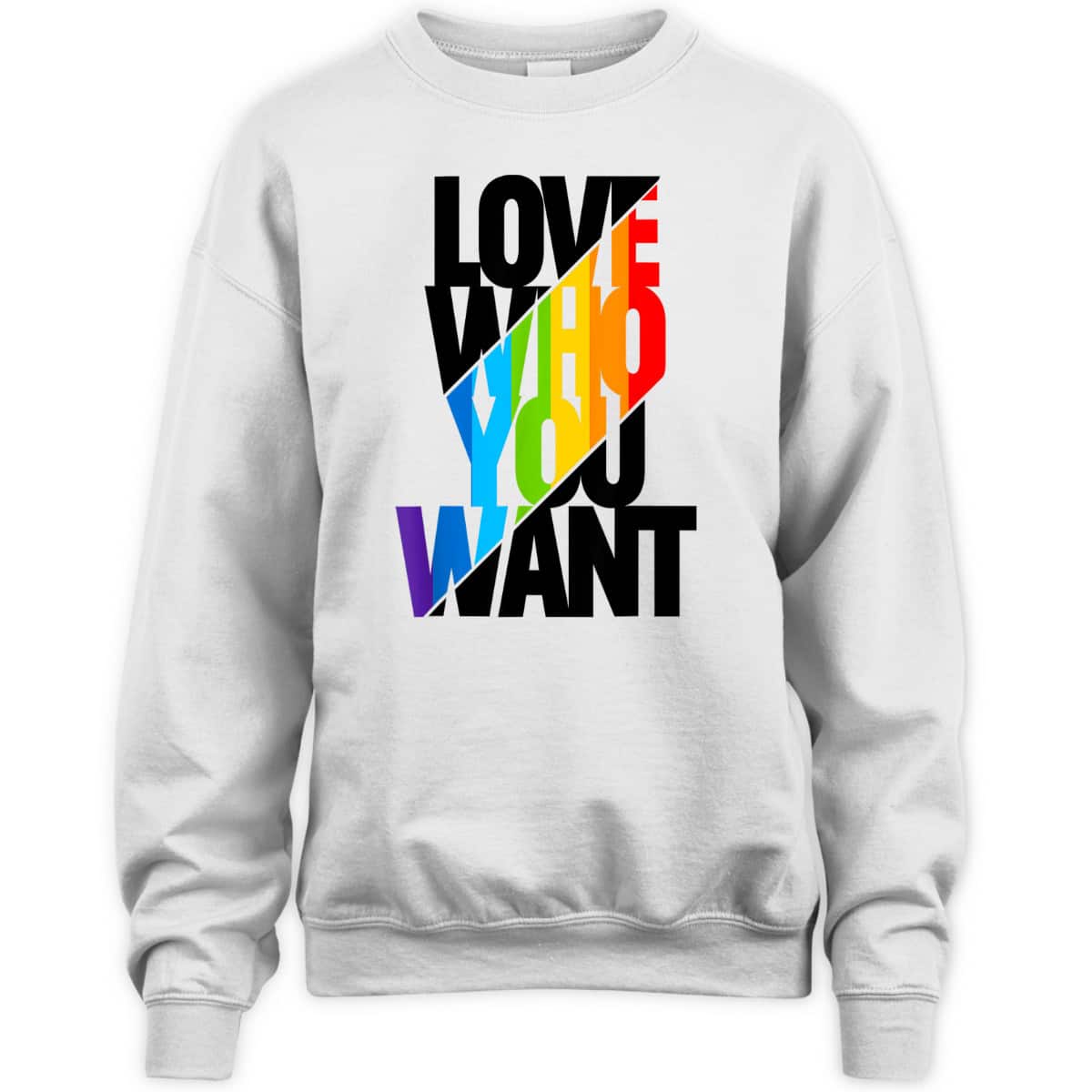 Love Who You Want Rainbow LGBT Pride Equality Love Is Love T-Shirt Love Who You Want Rainbow LGBT Pride Equality Love Is Love T-Shirt