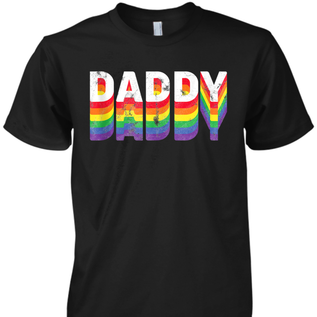 Daddy Gay Pride Retro Dad LGBT Rainbow Parade Equality Men T-Shirt Daddy Gay Pride Retro Dad LGBT Rainbow Parade Equality Men T-Shirt