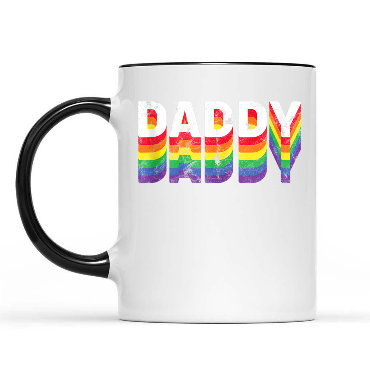 Daddy Gay Pride Retro Dad LGBT Rainbow Parade Equality Men T-Shirt Daddy Gay Pride Retro Dad LGBT Rainbow Parade Equality Men T-Shirt