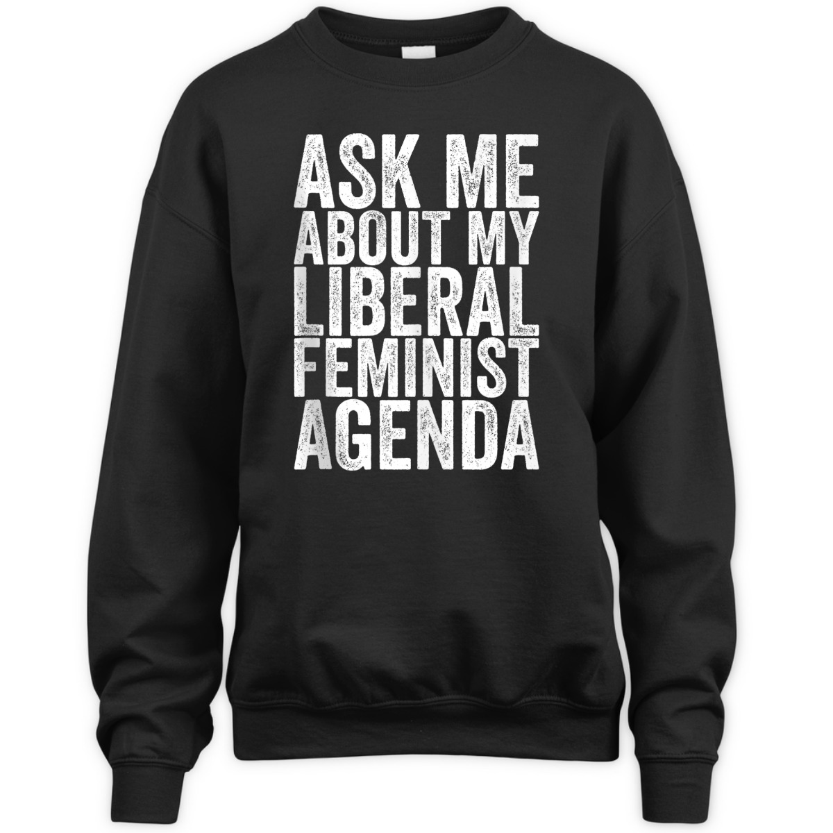 Ask Me About My Liberal Feminist Agenda T-Shirt Ask Me About My Liberal Feminist Agenda T-Shirt