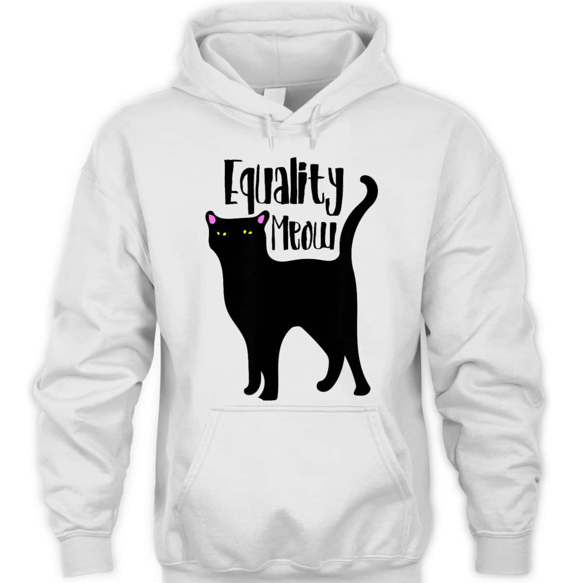 Equality Meow Cute Feminist Cat Feminism Cats T-Shirt