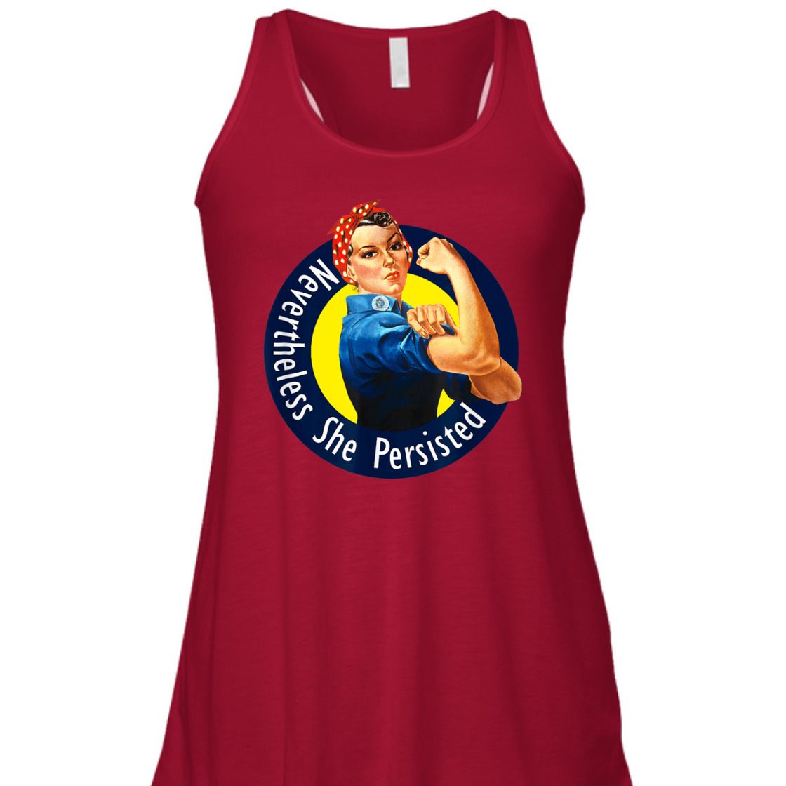 Strong Women Rosie The Riveter Retro Nevertheless She Persisted T-Shirt Strong Women Rosie The Riveter Retro Nevertheless She Persisted T-Shirt