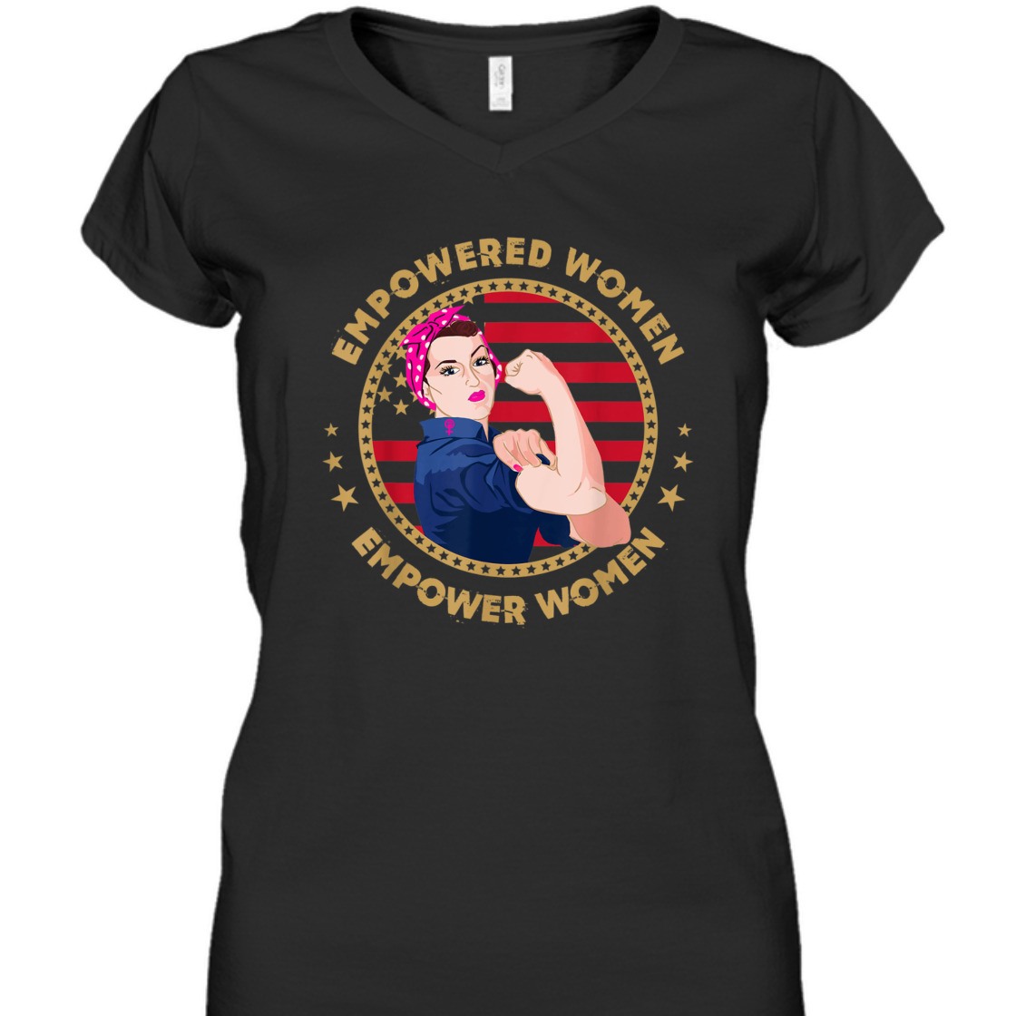 Strong Women Empower Rosie The Riveter Feminist T-Shirt Strong Women Empower Rosie The Riveter Feminist T-Shirt