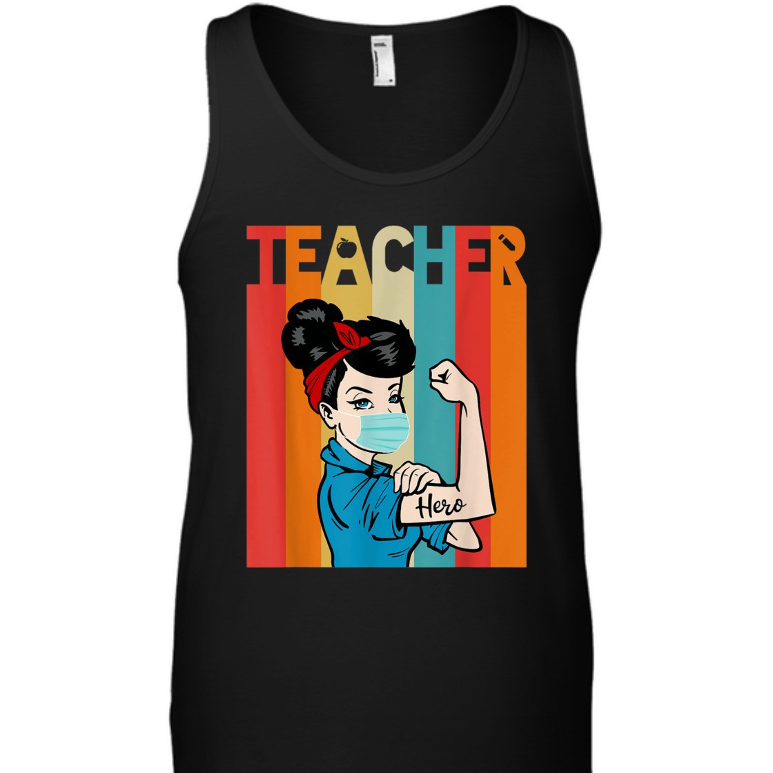 Strong Women Rosie The Riveter Vintage Teacher T-Shirt Strong Women Rosie The Riveter Vintage Teacher T-Shirt