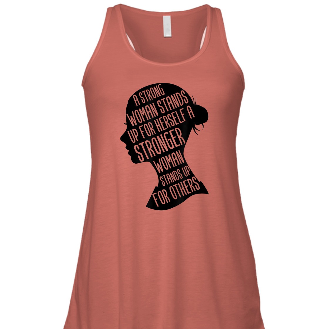 A Strong Woman Stands Up For Herself Stronger Feminist T-Shirt