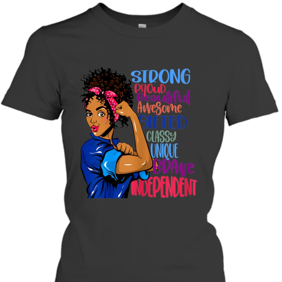 Empowerment Strong Women Black Empowering T-Shirt Empowerment Strong Women Black Empowering T-Shirt