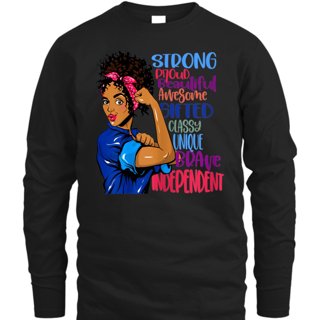 Empowerment Strong Women Black Empowering T-Shirt Empowerment Strong Women Black Empowering T-Shirt