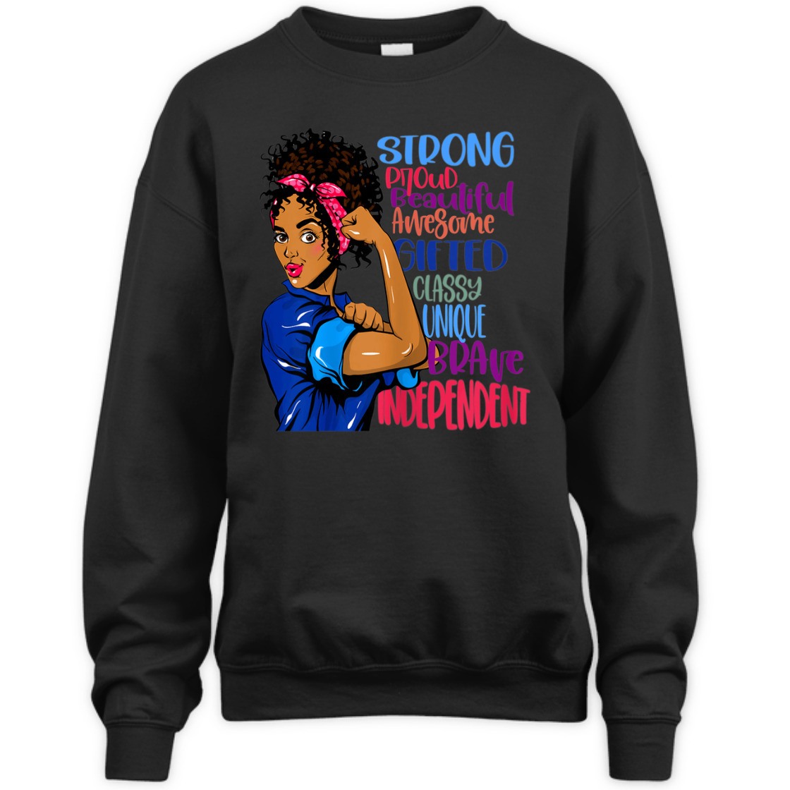 Empowerment Strong Women Black Empowering T-Shirt Empowerment Strong Women Black Empowering T-Shirt