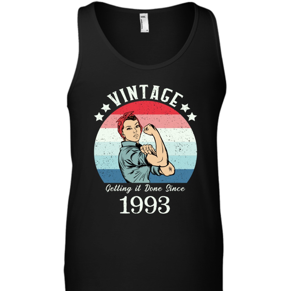 Strong Women Vintage 1993 Rosie The Riveter Birthday T-Shirt Strong Women Vintage 1993 Rosie The Riveter Birthday T-Shirt