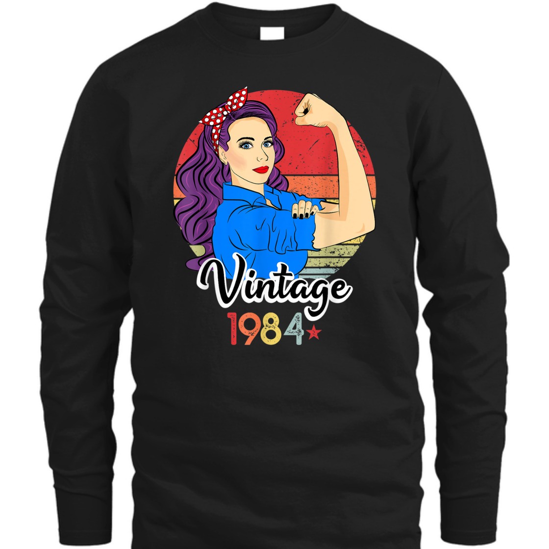 Strong Women Rosie The Riveter Vintage 1984 T-Shirt Strong Women Rosie The Riveter Vintage 1984 T-Shirt