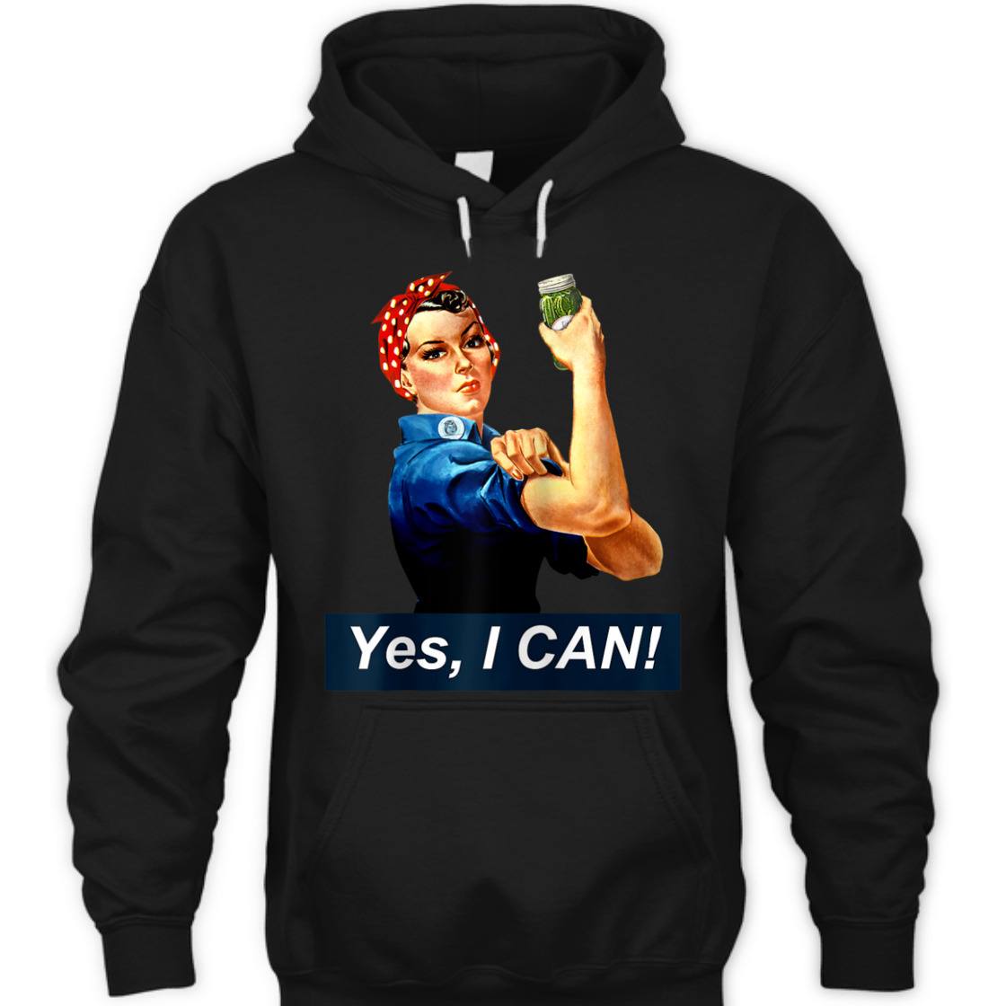 Yes I Can Rosie The Riveter Canning And Preserving T-Shirt Yes I Can Rosie The Riveter Canning And Preserving T-Shirt