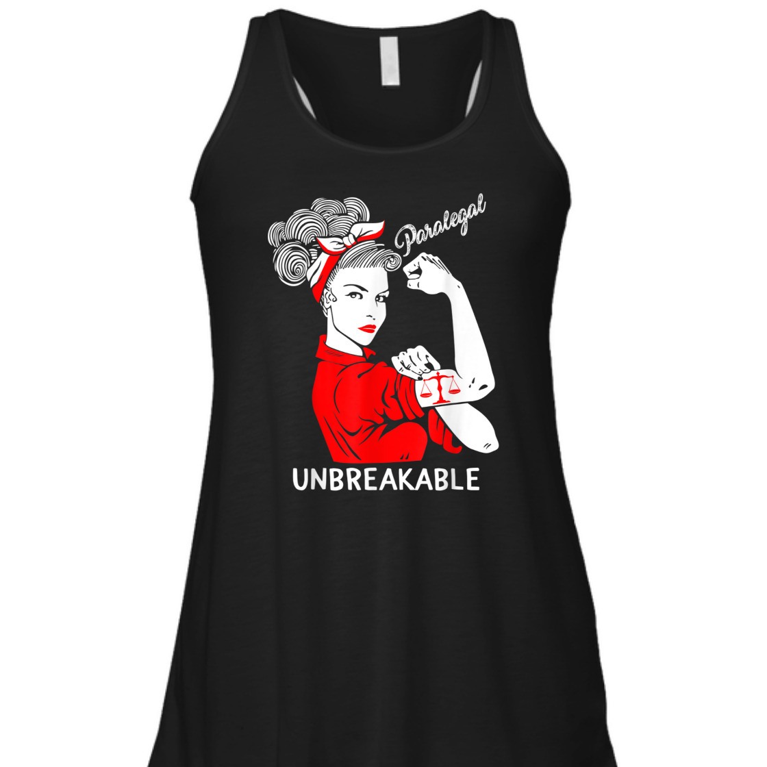 Paralegal Unbreakable Strong Woman Rosie The Riveter Girls T-Shirt Paralegal Unbreakable Strong Woman Rosie The Riveter Girls T-Shirt