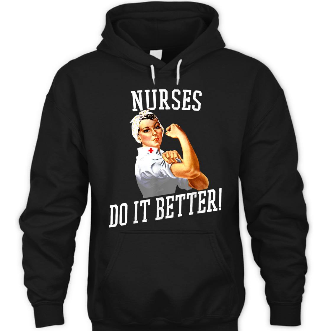 Nurses Do It Better Art -Nurse Rosie Riveter Nurse T-Shirt Nurses Do It Better Art -Nurse Rosie Riveter Nurse T-Shirt