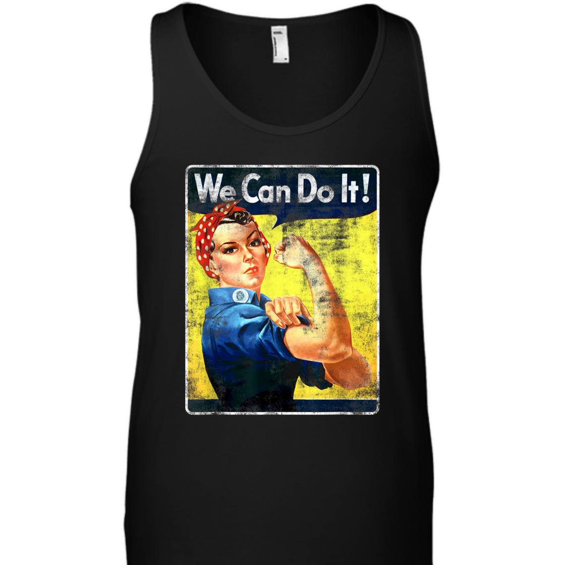 Strong Women We Can Do It Rosie The Riveter Feminist T-Shirt Strong Women We Can Do It Rosie The Riveter Feminist T-Shirt