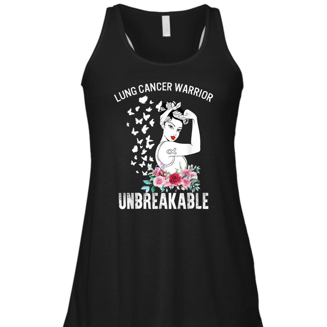 Strong Women Lung Cancer Awareness Warrior Unbreakable T-Shirt Strong Women Lung Cancer Awareness Warrior Unbreakable T-Shirt