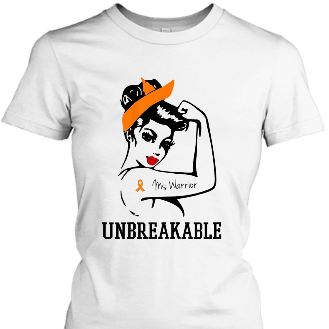 Strong Women MS Warrior Unbreakable T-Shirt Strong Women MS Warrior Unbreakable T-Shirt