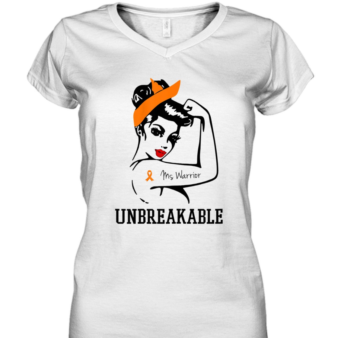 Strong Women MS Warrior Unbreakable T-Shirt Strong Women MS Warrior Unbreakable T-Shirt