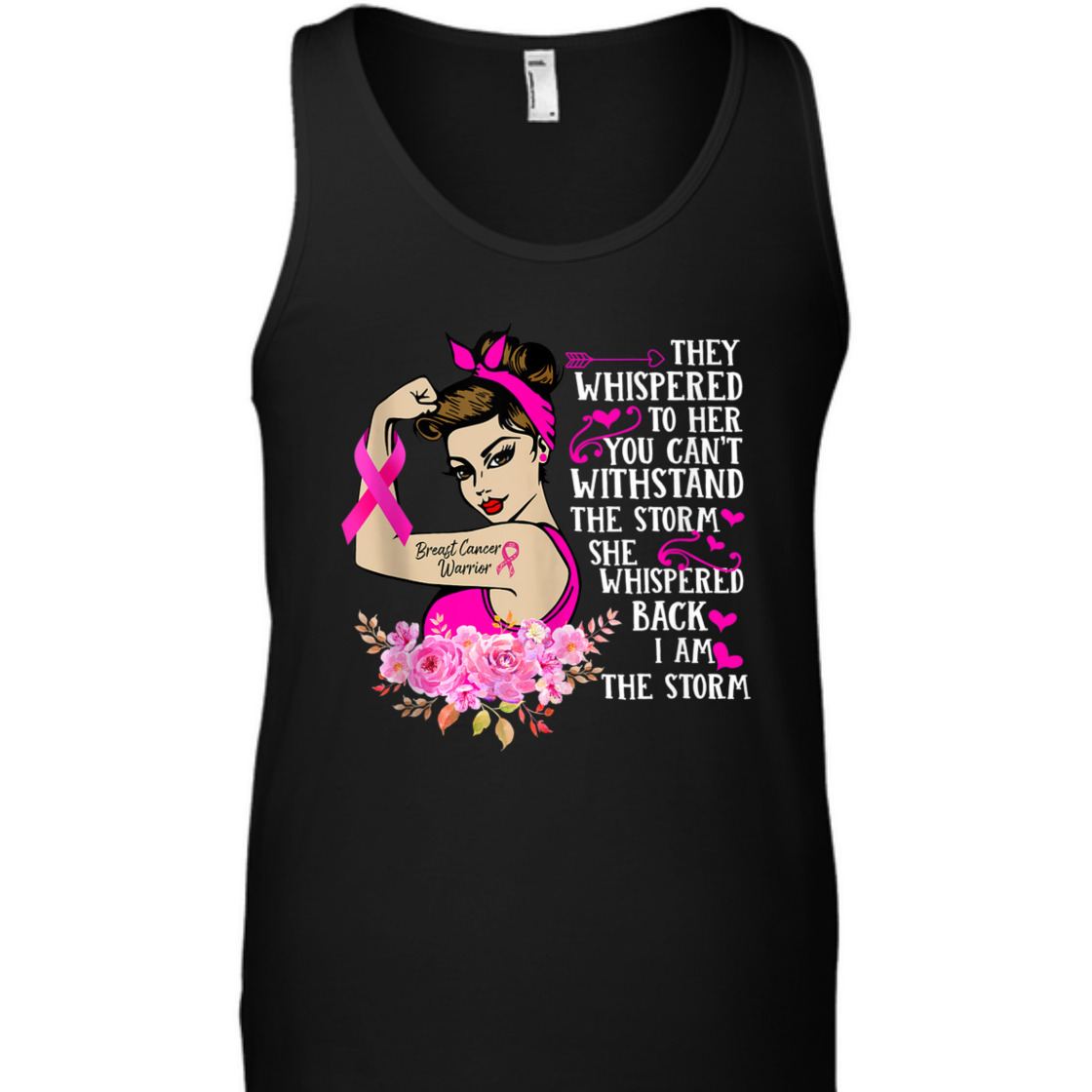 Strong Women I'm The Storm Breast Cancer Warrior Pink Ribbon T-Shirt Strong Women I'm The Storm Breast Cancer Warrior Pink Ribbon T-Shirt