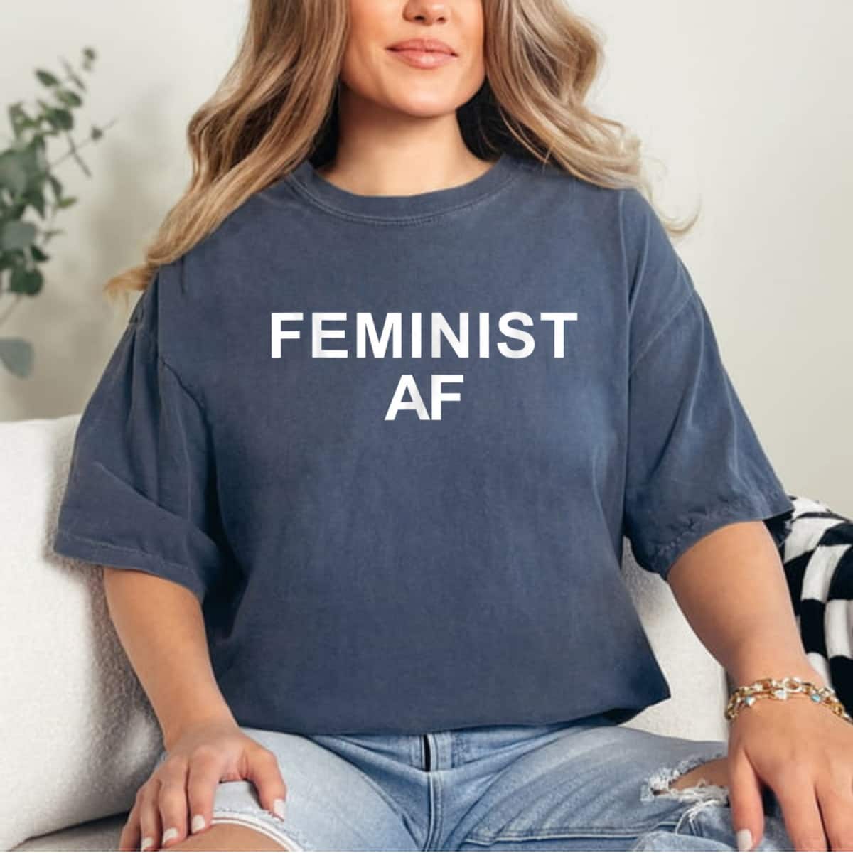 Strong Women Feminist AF Girl Power Empowerment T-Shirt Gift Strong Women Feminist AF Girl Power Empowerment T-Shirt Gift