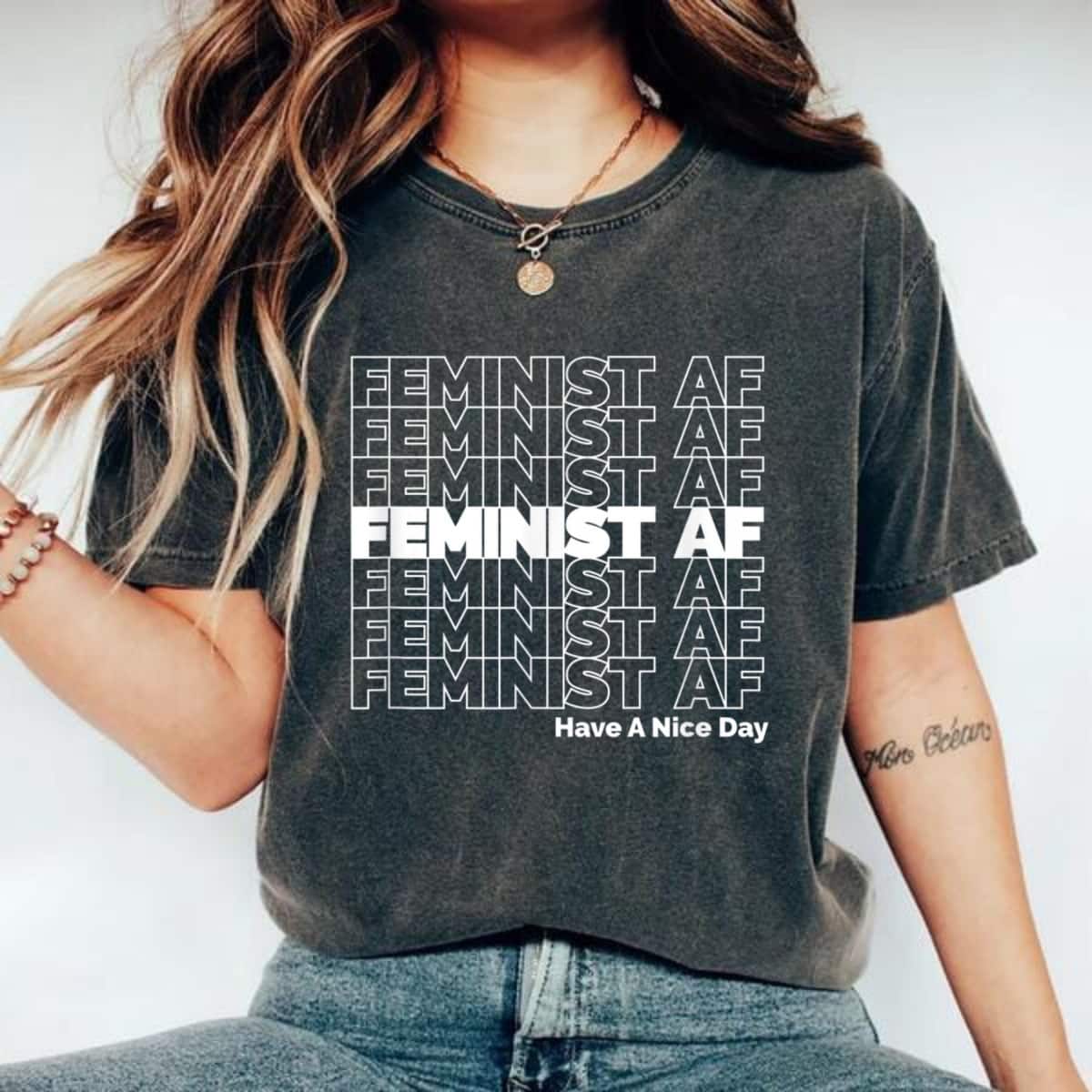 Empowerment Strong Women Feminist AF Feminist Empowering T-Shirt Gift Empowerment Strong Women Feminist AF Feminist Empowering T-Shirt Gift