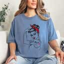 Strong Women Girl Power Pin Up Modern Rosie The Riveter T-Shirt Strong Women Girl Power Pin Up Modern Rosie The Riveter T-Shirt