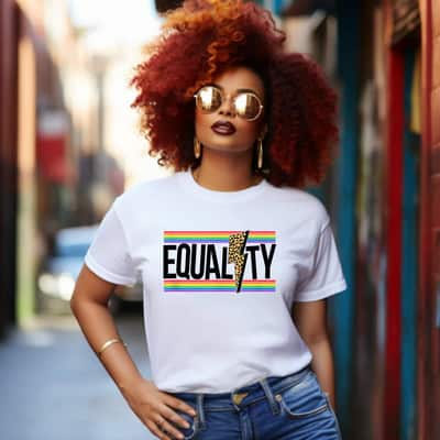 Love Wins Be Yourself Month Rainbow LGBTQ Equality Gay Pride T-Shirt