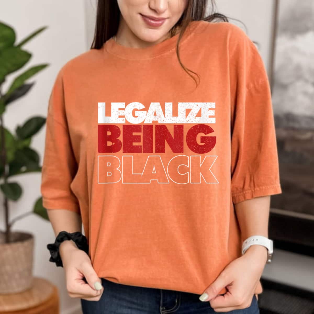 Legalize Being Black Human Rights Equality T-Shirt Legalize Being Black Human Rights Equality T-Shirt