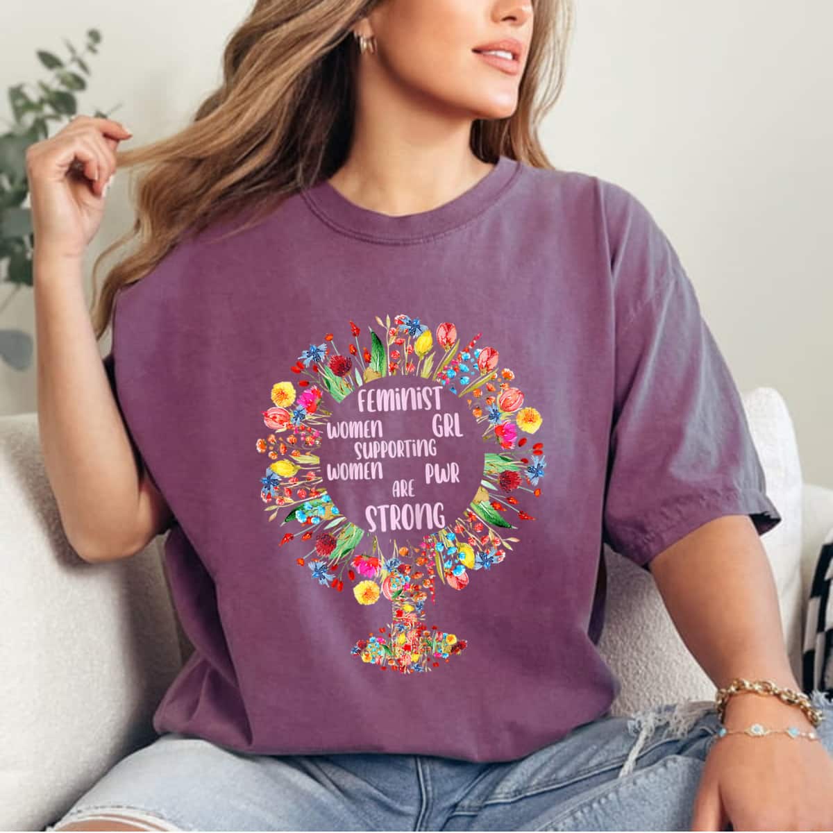Strong Women International Day Feminist Girl Power T-Shirt Strong Women International Day Feminist Girl Power T-Shirt