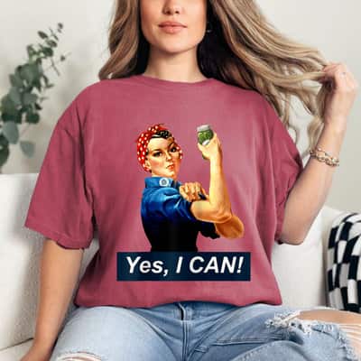 Yes I Can Rosie The Riveter Canning And Preserving T-Shirt