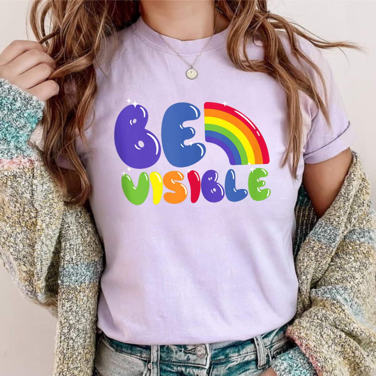 Be Visible LGBTQIA Equality Social Justice T-Shirt Be Visible LGBTQIA Equality Social Justice T-Shirt