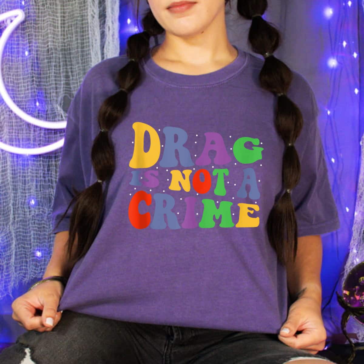 Drag Is Not A Crime Equality Drag Queen T-Shirt Drag Is Not A Crime Equality Drag Queen T-Shirt