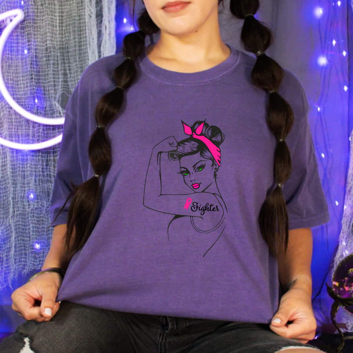 Strong Women Rosie The Riveter Girl Power Fighter T-Shirt Strong Women Rosie The Riveter Girl Power Fighter T-Shirt