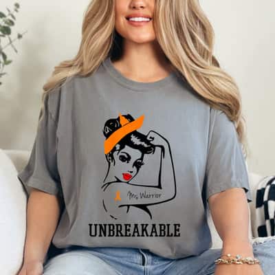 Strong Women MS Warrior Unbreakable T-Shirt