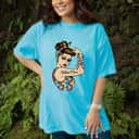 Strong Women Autism Mom Unbreakable Rosie The Riveter Power T-Shirt