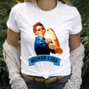 Strong Women Rosie The Riveter Vintage Retro Nurse Life Appreciation Feminist T-Shirt
